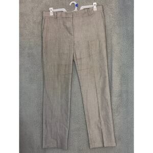 Ann Taylor Brown Checked Margo Pants Sz 6